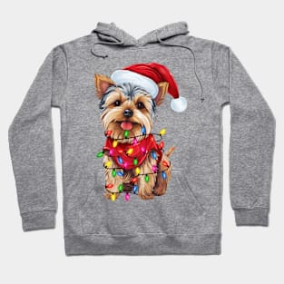 Christmas Yorkshire Terrier Hoodie